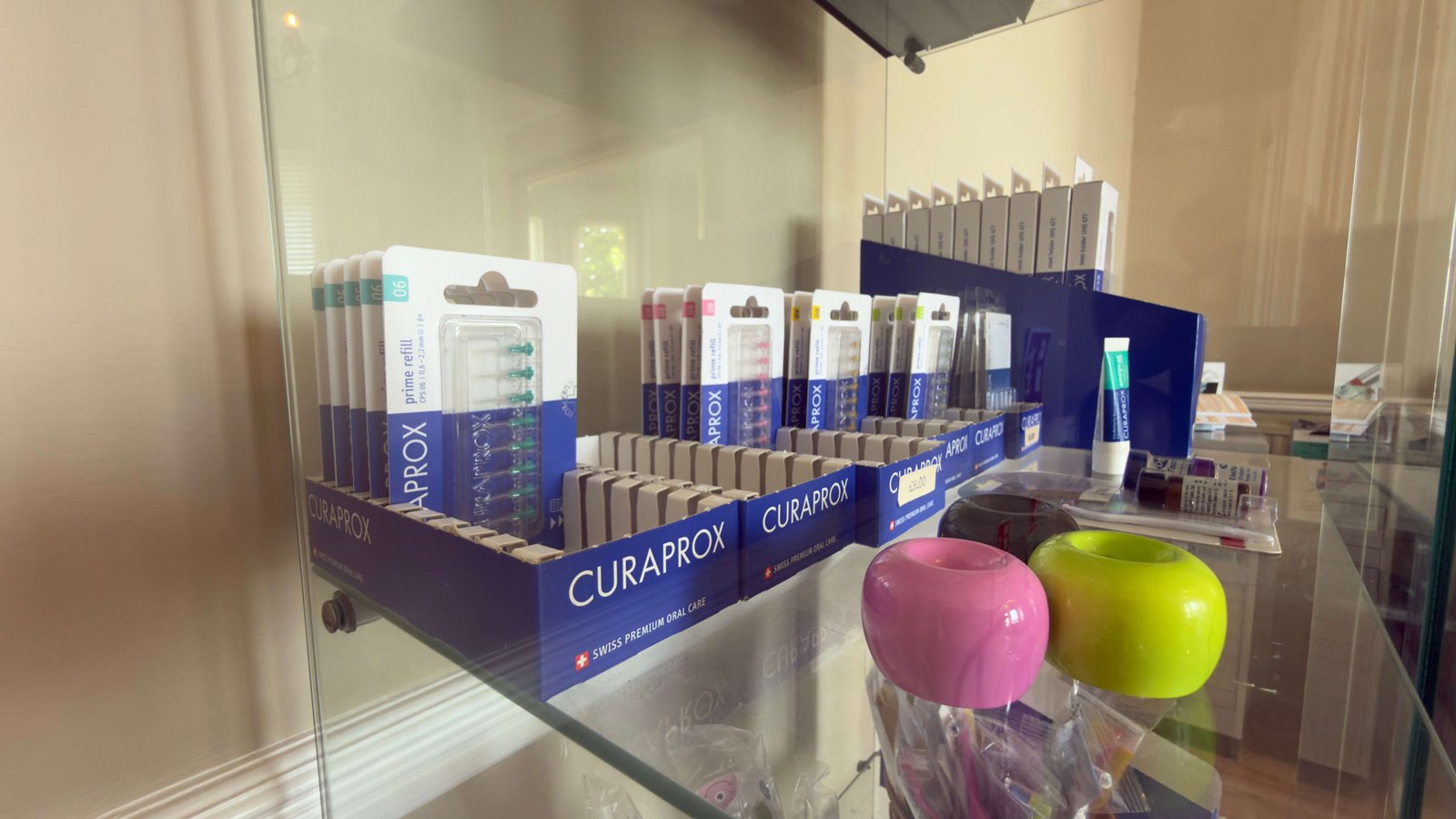 Premium Curaprox oral care products at Aspen Dental Care